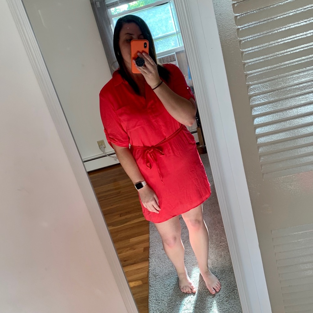 Tie dress with pockets!